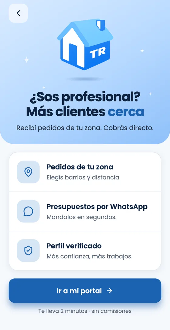 Pantalla de la app de Todo Resuelto