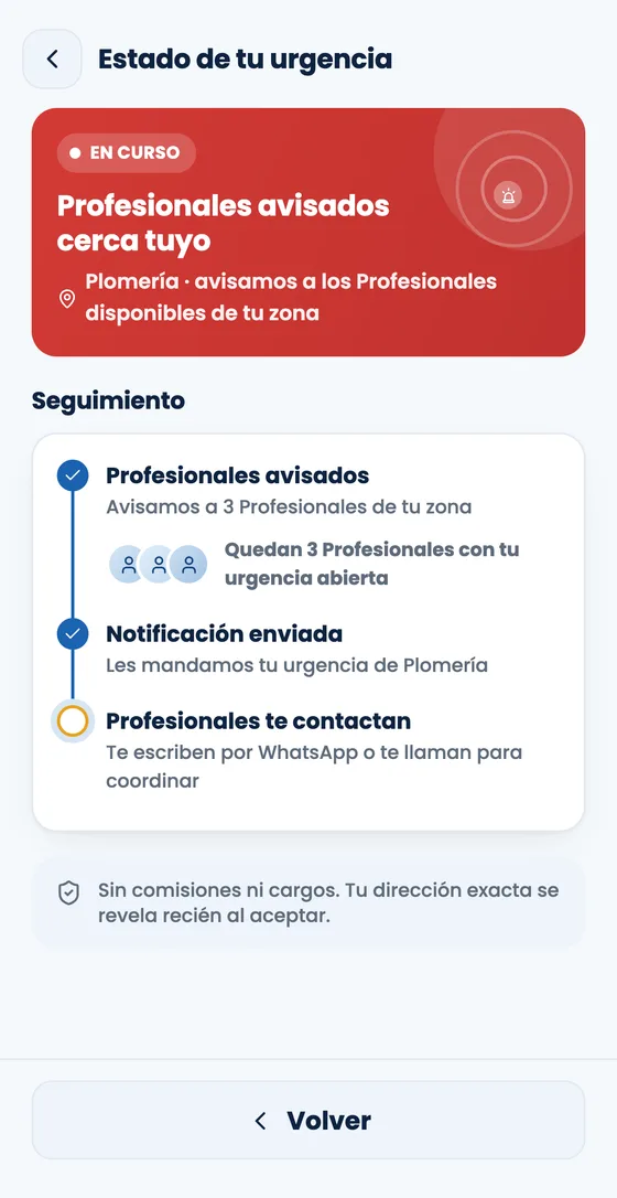 Pantalla de la app de Todo Resuelto