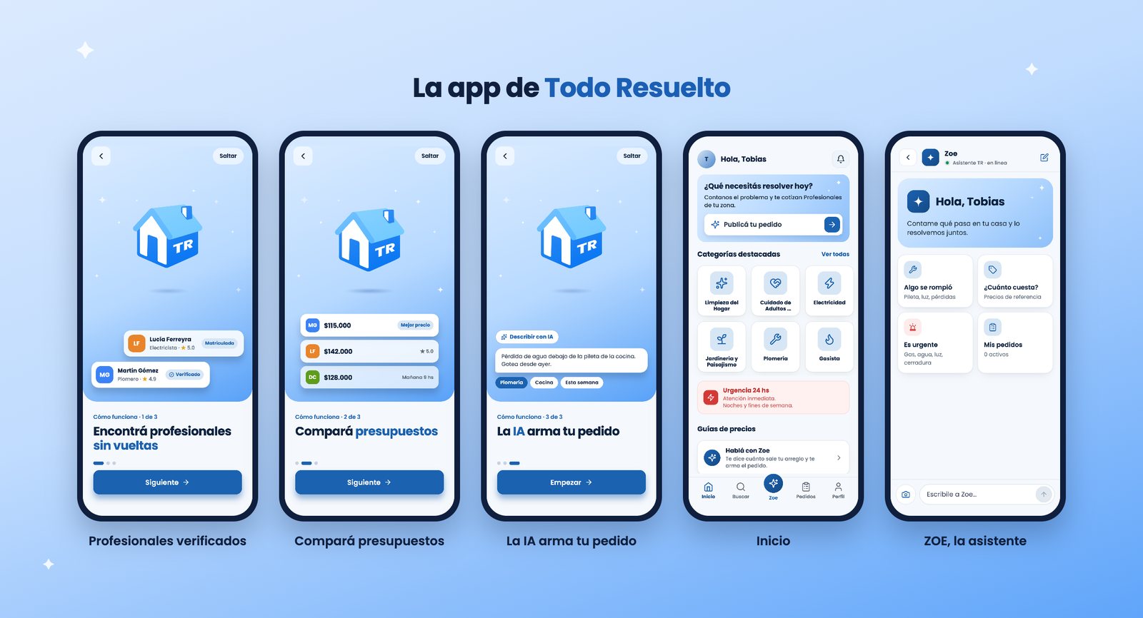 App móvil de Todo Resuelto