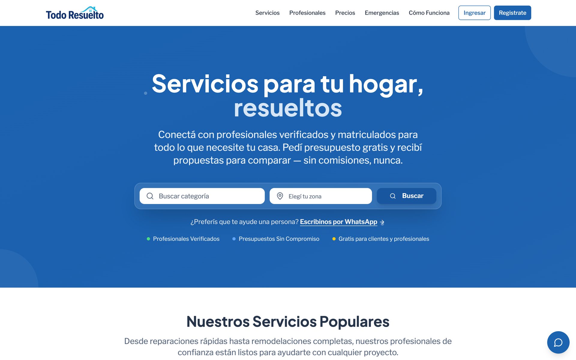 Sitio web de Todo Resuelto